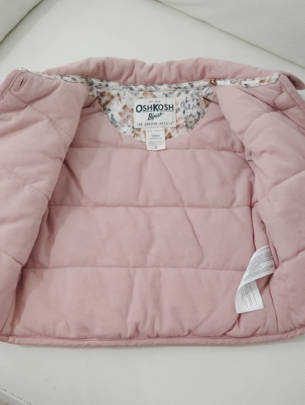 OshKosh B'gosh Pink Quilted Coat